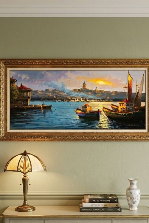 İstanbul Modern Dekoratif Yağlı Tablo