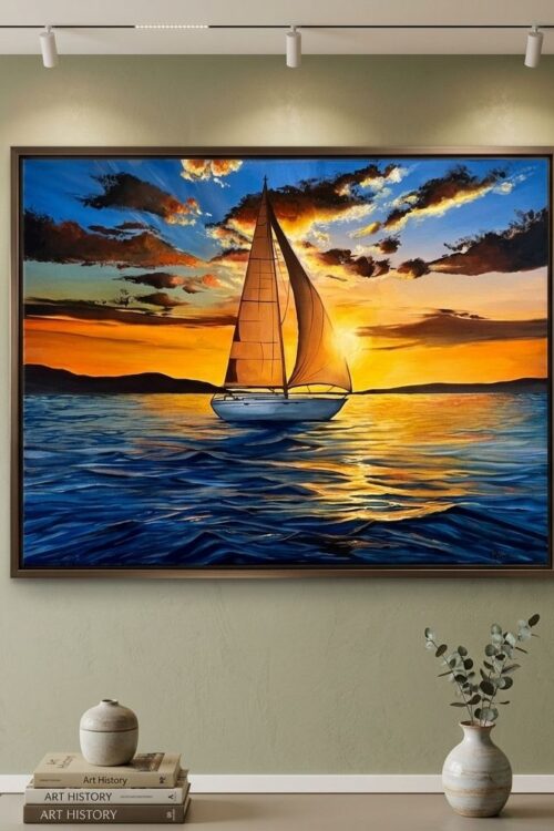 Manzara Modern Dekoratif Yağlı Tablo