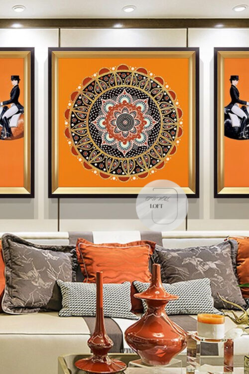 Yağlı Boya Dokulu Modern Tablo